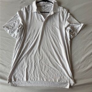 Lululemon Athletica White Polo Soft Relaxed Fit